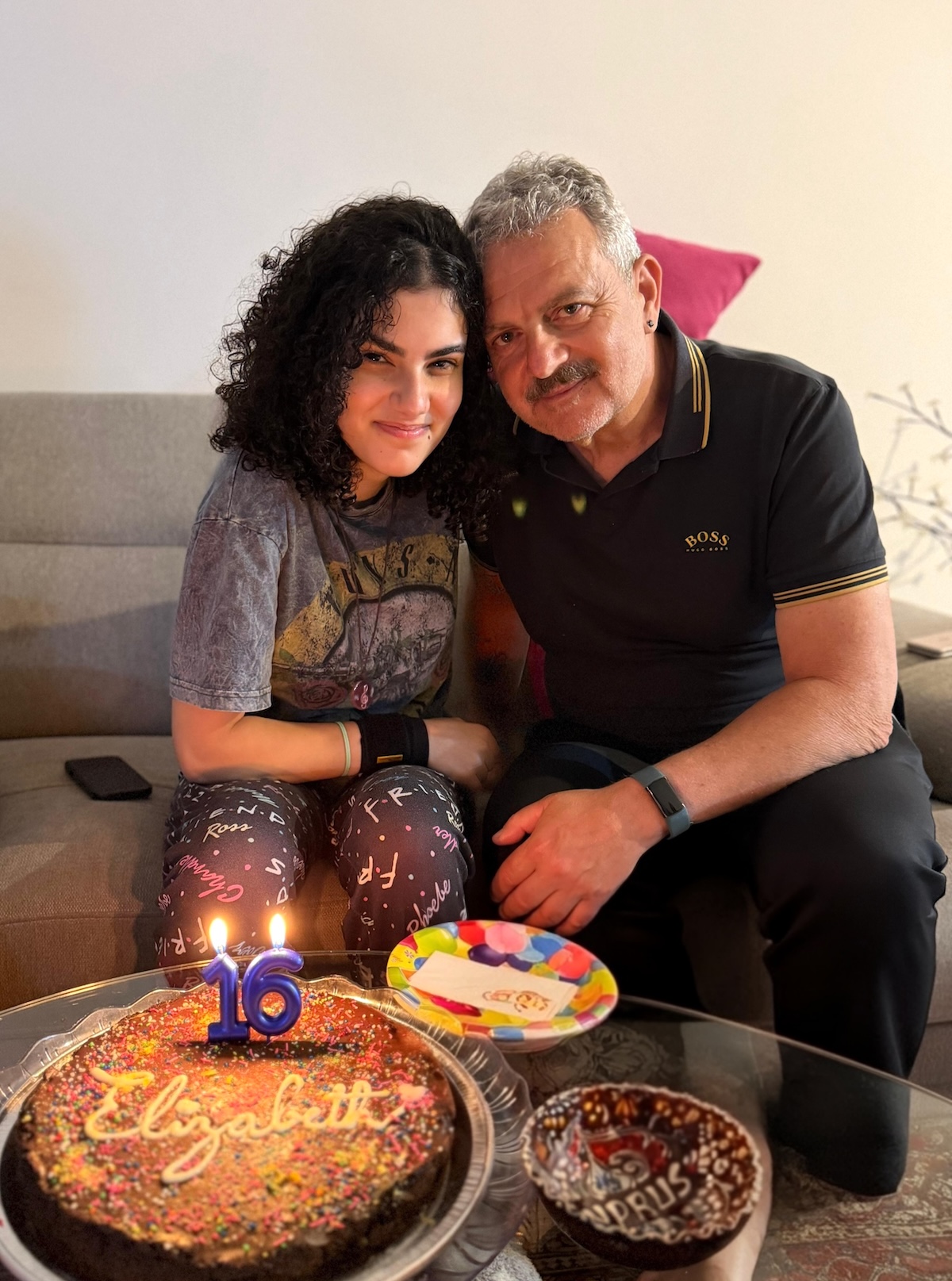 Elizabeth and Orlando at her 16th birthday